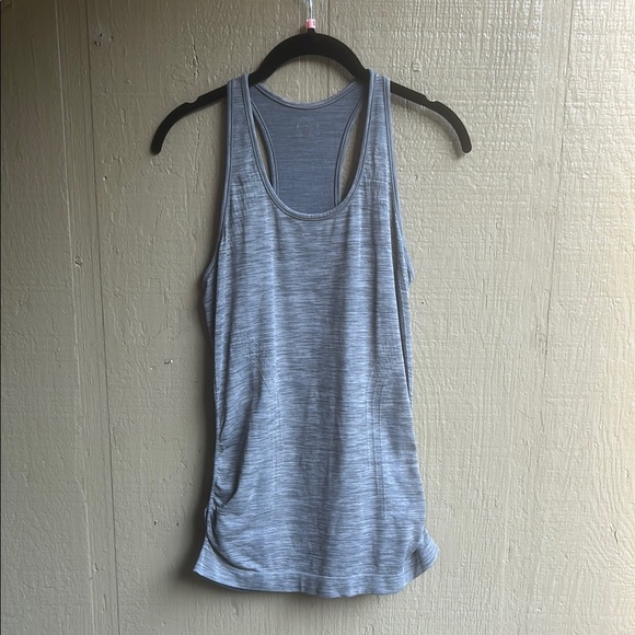 Athleta Heather Gray Speedlight Racerback Tank - Picture 2 of 6